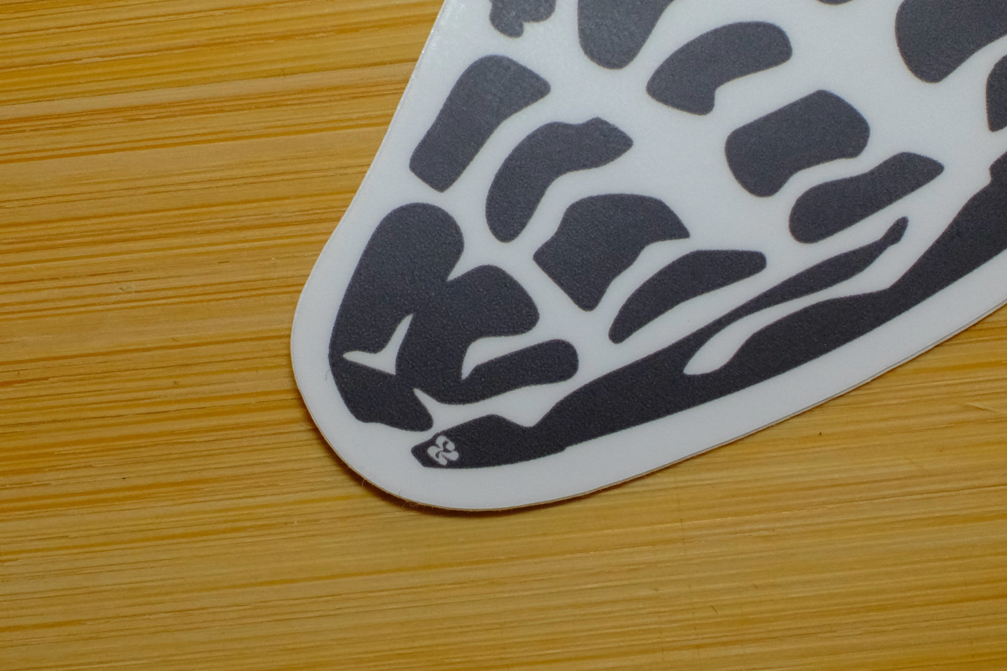 Close-up showing the detail of the &BEYOND Hebrew Shell sticker.