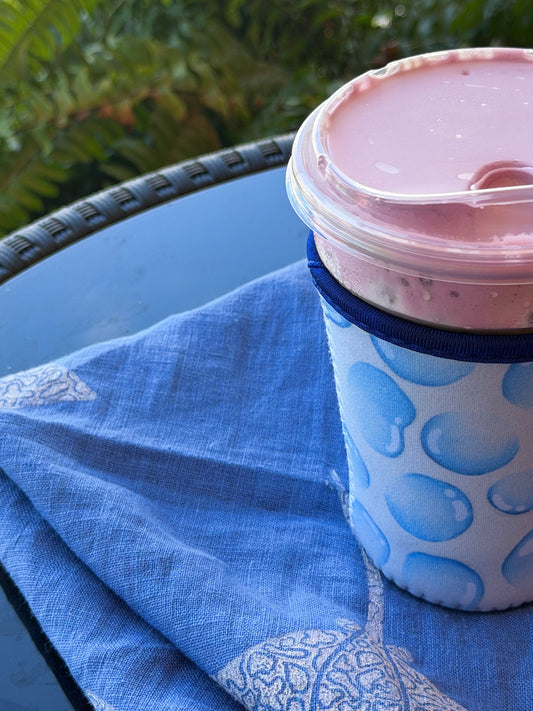 Droplet Iced Coffee Coozie