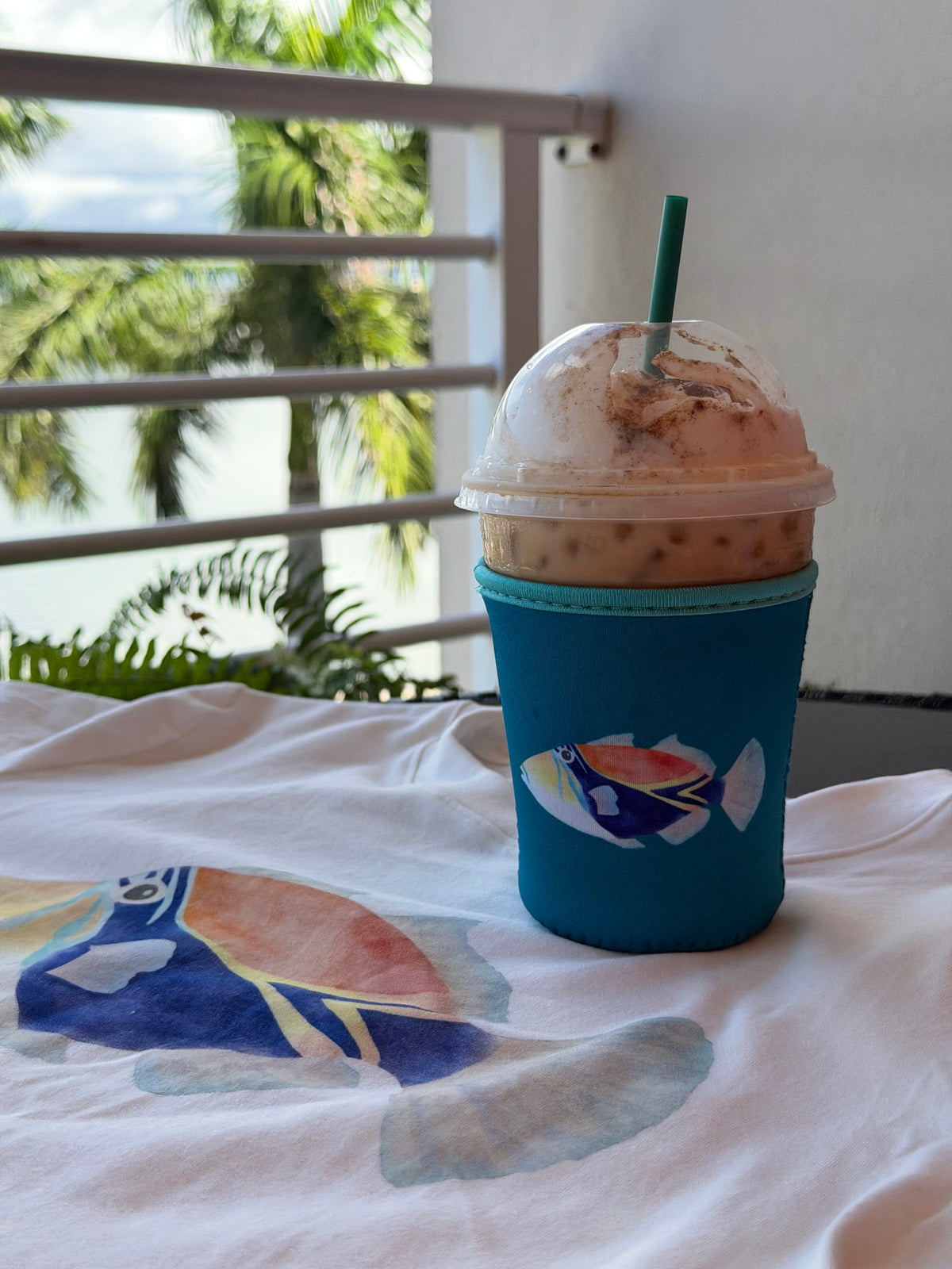 Humuhumunukunukuāpuaʻa Iced Coffee Coozie