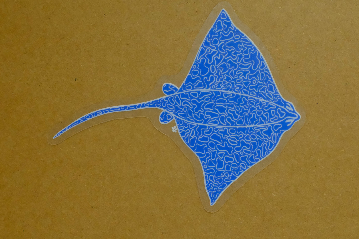 Close-up detail of the &BEYOND Eagle Ray Top View sticker design.