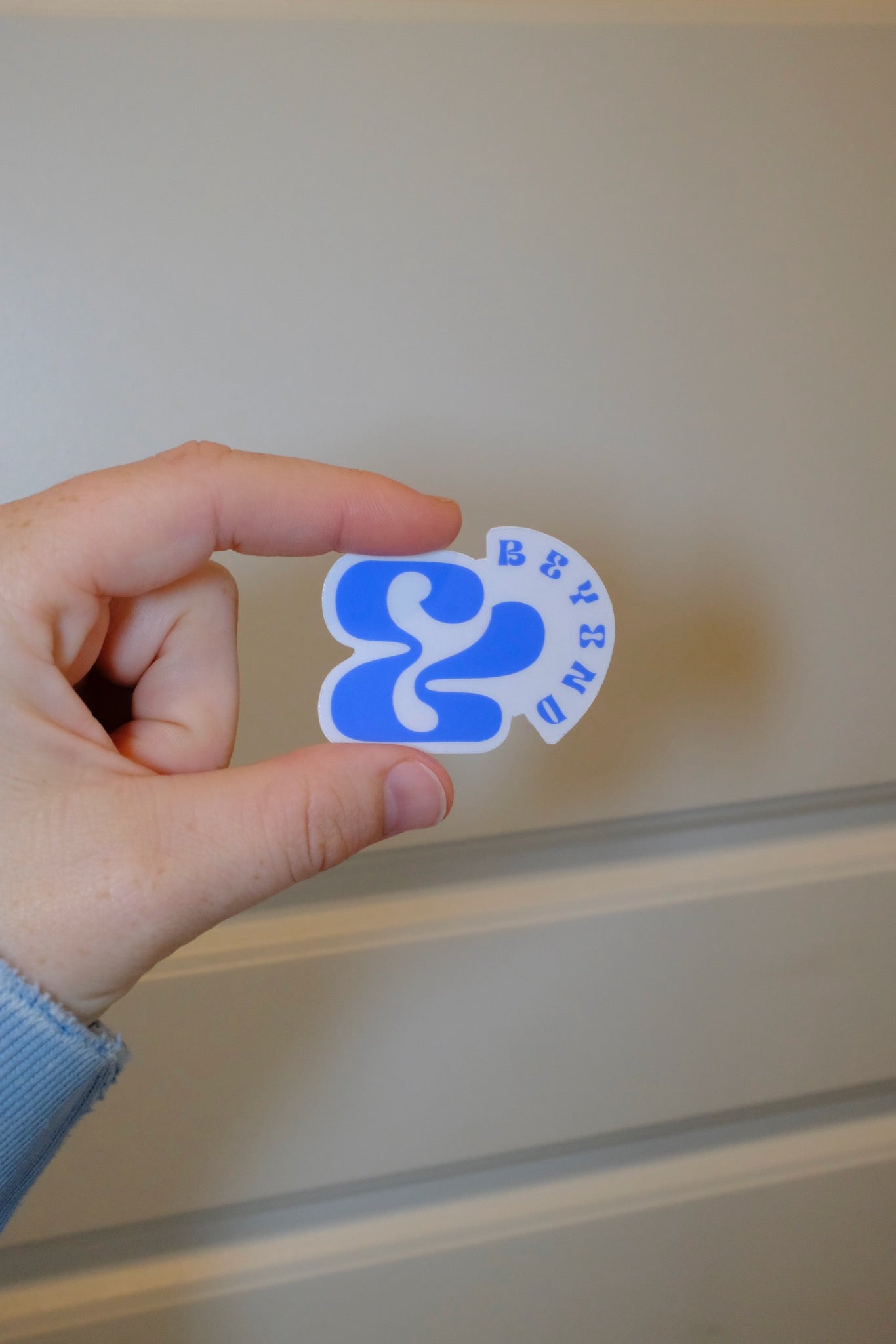 &BEYOND Logo Vinyl Stickers, to show support to a small business who is doing their greatest everyday. We create little luxuries for the everday, made to brighten the planned and unplanned moments in life! 